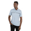 TravisMathew Desert Drive Faded Denim Mens Golf Polo