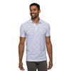 TravisMathew At Home White Mens Golf Polo