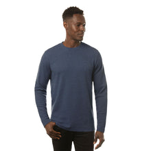 Load image into Gallery viewer, TravisMathew Cloud Waffle Mens Long Sleeve Crew - Indigo 4vin/XXXL
 - 7