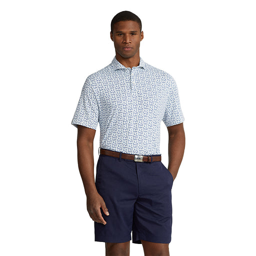 RLX Ralph Lauren LW Airflow BandC Mens Golf Polo - White/XL