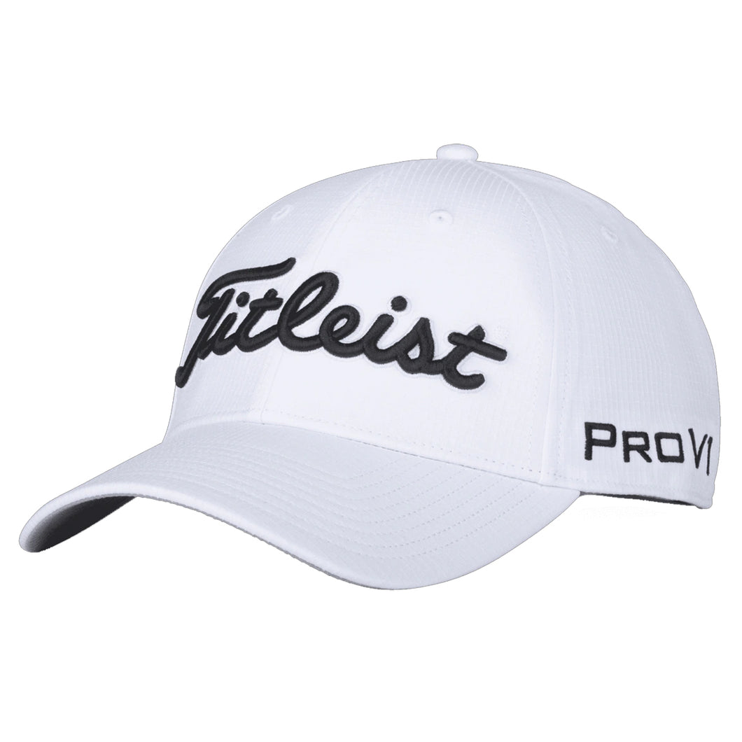 Titleist Tour Elite White Mens Golf Hat